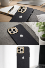 Protectums Black PU Leather iPhone Case. - Image 3