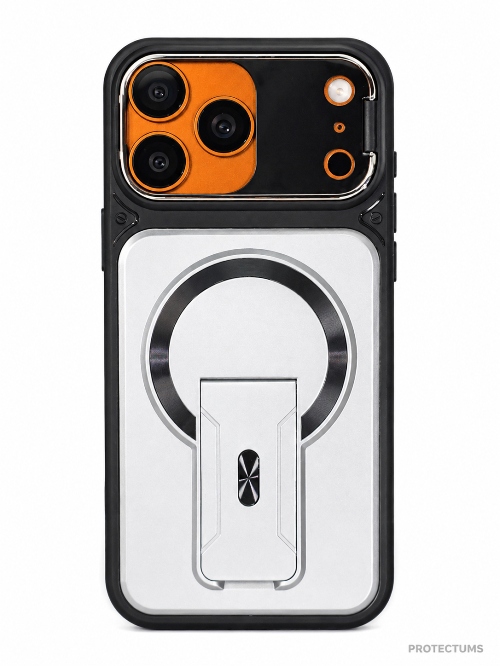 Protectums Magnetic Kickstand Armor Case for iPhone – Shockproof Premium Cover