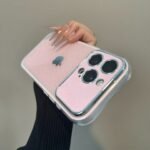 Protectums Pink Glitter iPhone Case with Chrome Camera Guard - Image 3