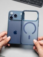 Protective Frosted MagSafe iPhone Case with Metallic Camera Protection Frame - Image 7