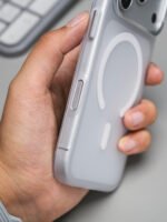 Protective Frosted MagSafe iPhone Case with Metallic Camera Protection Frame - Image 13