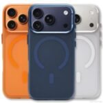Protective Frosted MagSafe iPhone Case with Metallic Camera Protection Frame