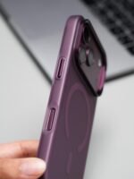 Protective Frosted MagSafe iPhone Case with Metallic Camera Protection Frame - Image 15