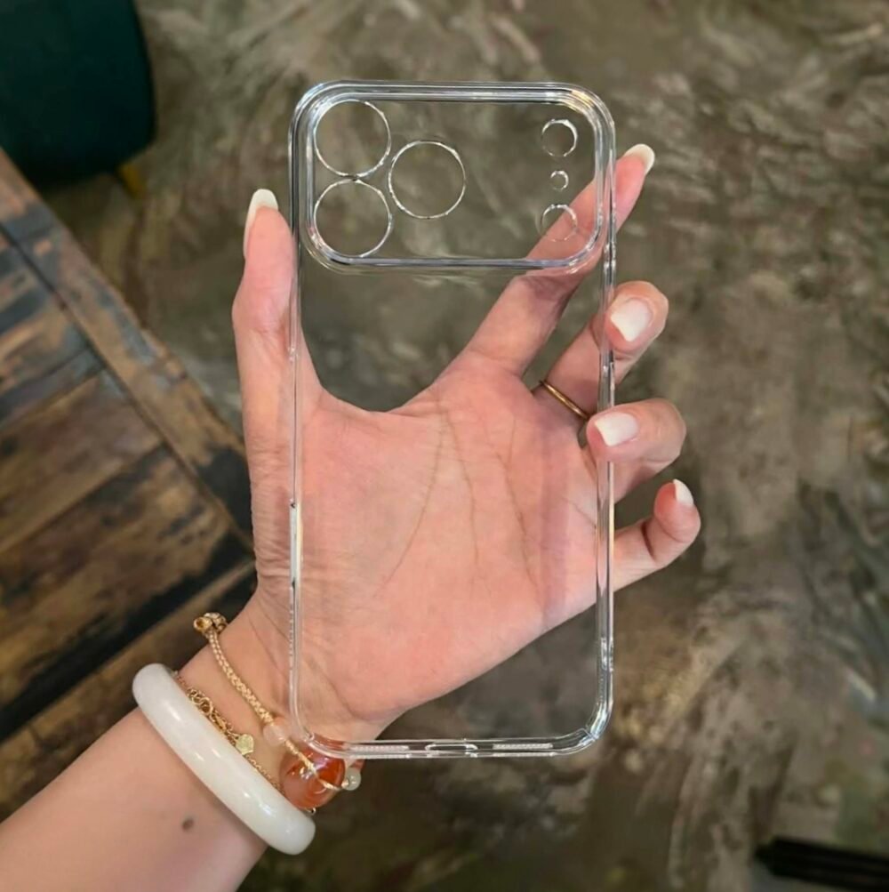 Clear Transparent iPhone Case with Individual Camera Guard Protection